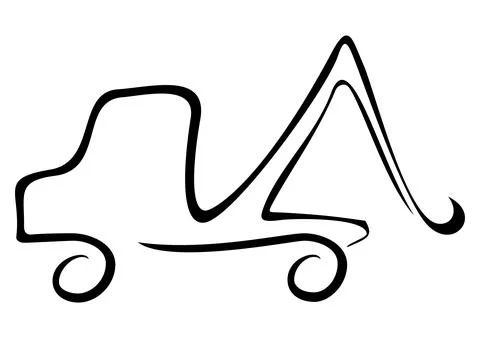 Help car symbol Stock Illustration