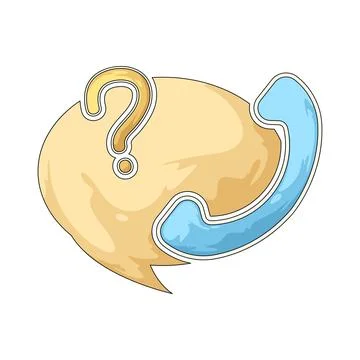 Help chat bubble illustration Stock Illustration