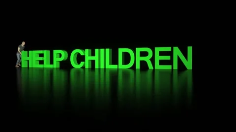 Help children Stockbeeldmateriaal 102778547