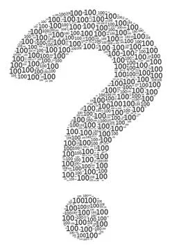 Help Collage of 100 Texts Stock Illustration