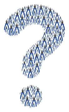 Help Composition of Pliers Icons Stock Illustration