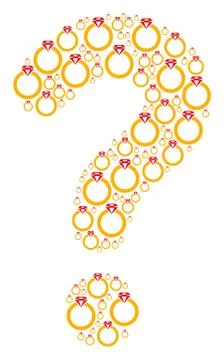 Help Composition of Ruby Ring Icons イラスト素材