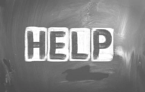 Help concept Stock Illustration