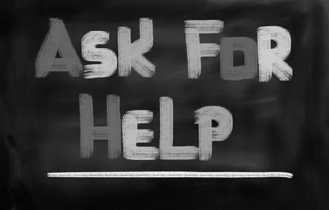 Help Concept Illustrazione stock
