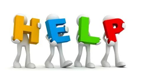 Help concept illustration Stockillustratie