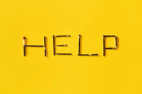 Help, crisis concept Stock-Fotos