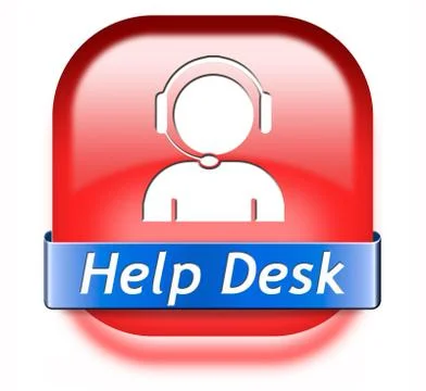 Help desk button イラスト素材