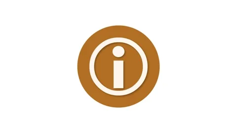 Help desk icon brown color simple shape circle animation white background 库存影片 279098304
