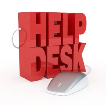 Help desk Stockillustratie