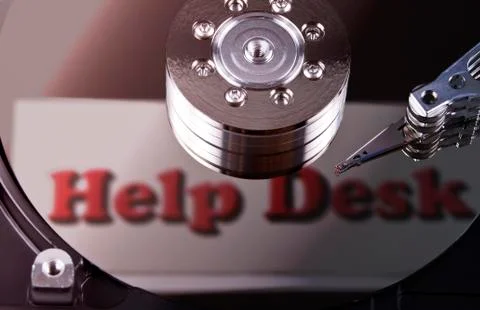 Help desk Stock Illustration