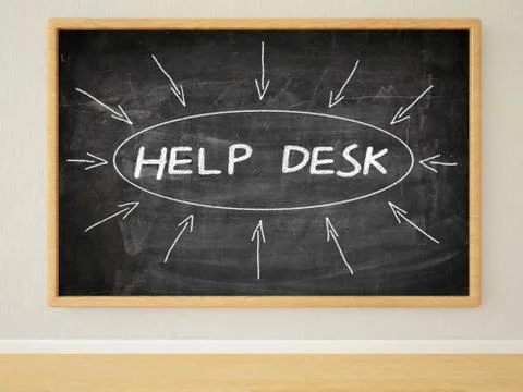 Help Desk Stock Illustration