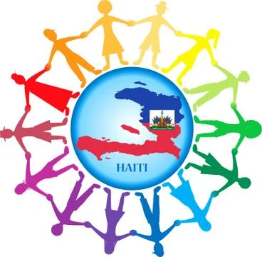 Help Haiti Stock Illustration