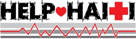 Help Haiti Text Stock Illustration