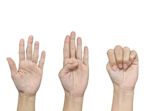 Help hand sign Stock Photos