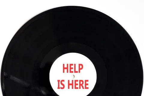 Help is here and support words symbol. Concept words Help is here on beauti.. Stock Photos