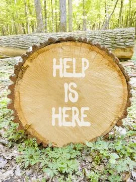 Help is here and support words symbol. Concept words Help is here on beauti.. Stockfoto's