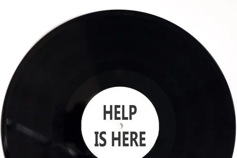 Help is here and support words symbol. Concept words Help is here on beauti.. Stock Photos