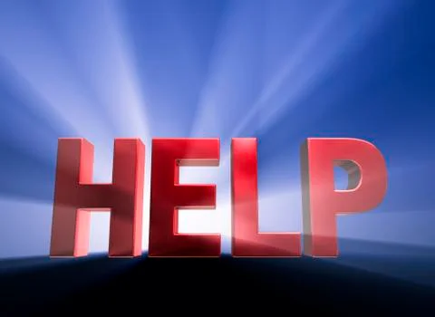 Help is here! Stock Illustration
