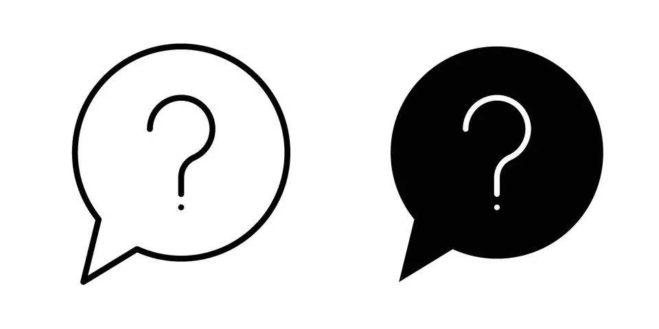 Help icon for design projects and web UI Stock Illustration