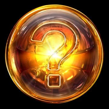 Help icon fire, isolated on black background Illustrazione stock