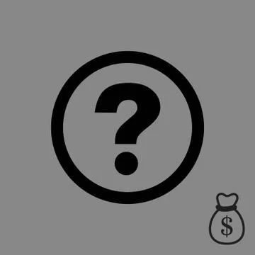 Help icon stock vector illustration flat design イラスト素材