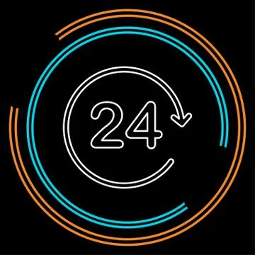 Help icon, technical support icon, computer Stock Illustration