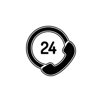 Help icon, technical support icon, computer Stock Illustration