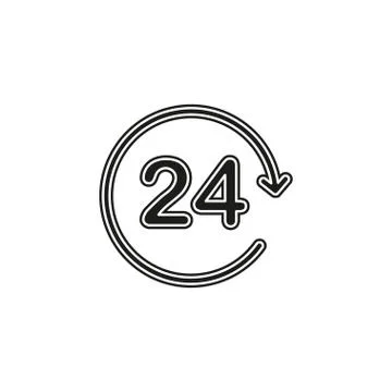 Help icon, technical support icon, computer Stock Illustration