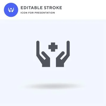 Help icon vector, filled flat sign, solid pictogram isolated on white, logo i 库存插图