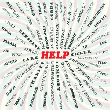 Help Stock Illustration