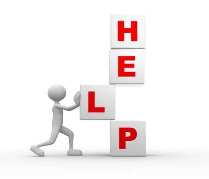 Help Illustrazione stock