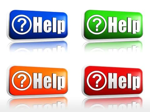 Help Stock Illustration