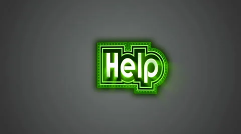 Help Label 스톡 동영상 1183413