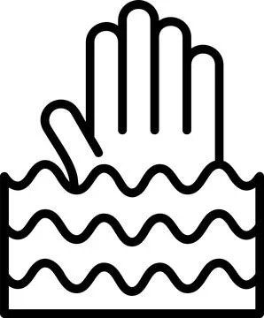 Help Line Icon Design Stock Illustration