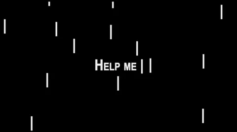 Help Me computer text typing Stock Footage 25962786