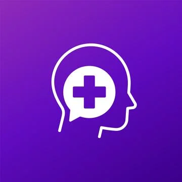 Help for a neck pain vector icon Illustrazione stock