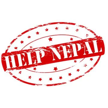 Help Nepal Stock Illustration