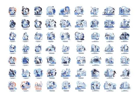 Help in professional development. Qualified employee training program. Learning Stock Illustration