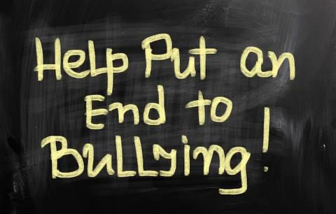 Help Put An End To Bullying Concept Stock Illustration