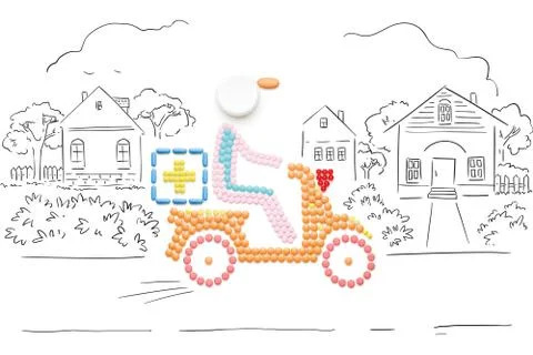 Help in road. Stock Photos