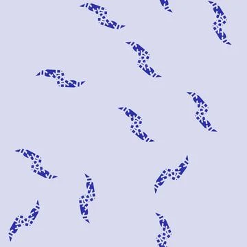 Help robot hand gesture glyph vector seamless pattern Stock Illustration