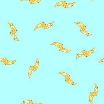 Help robot hand gesture vector seamless pattern Stock Illustration