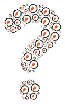 Help Shape of Insemination Icons Illustrazione stock