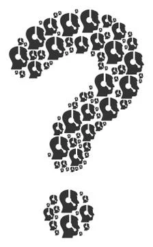 Help Shape of Operator Icons Stock Illustration