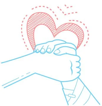 Help Social concept Stock Illustration