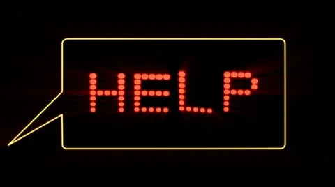Help text in speech bubble Vidéo 8915838