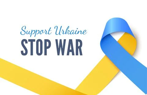 Help Ukraine support people concept vector illustration Stock Illustration