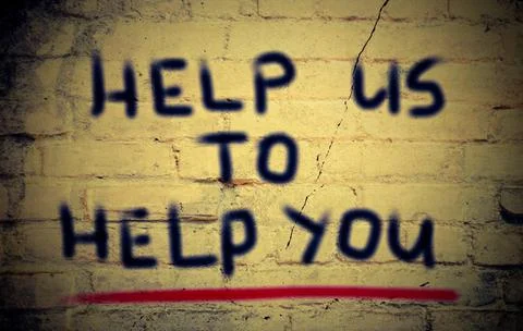 Help Us To Help You Concept Help Us To Help You Concept Copyright: xZoonar... Stock Photos