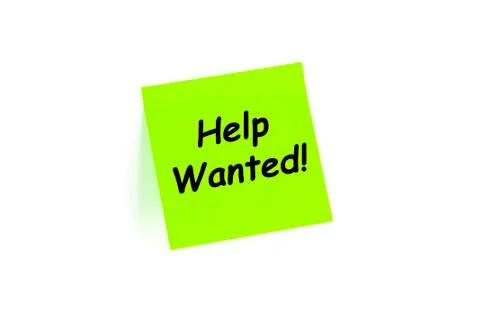 Help wanted concept Stock Illustration