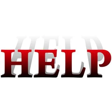 Help web icon , isolated on white background. Stock Illustration